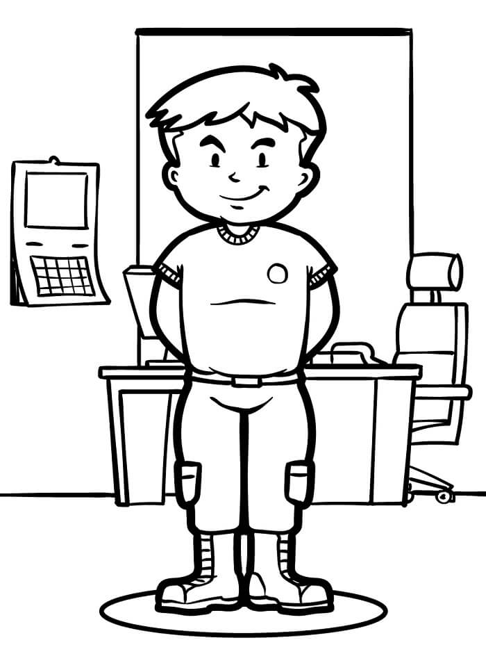 Un Soldato da colorare