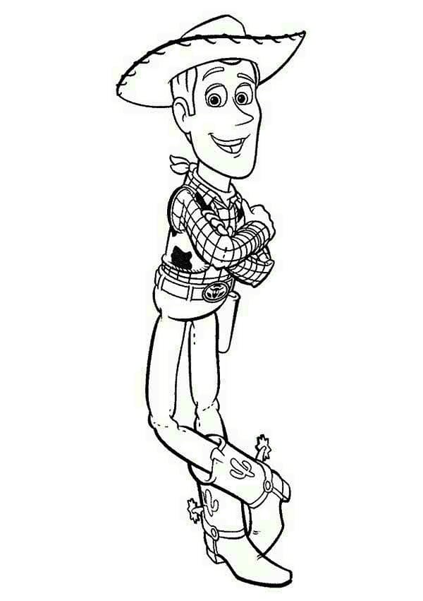 Woody Toy Story da colorare