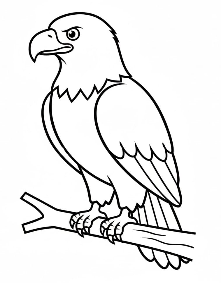 Aquila Animale da colorare
