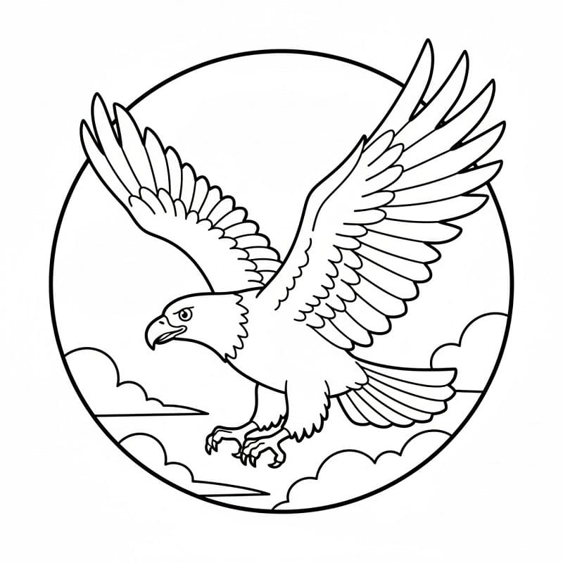 Aquila Figa da colorare