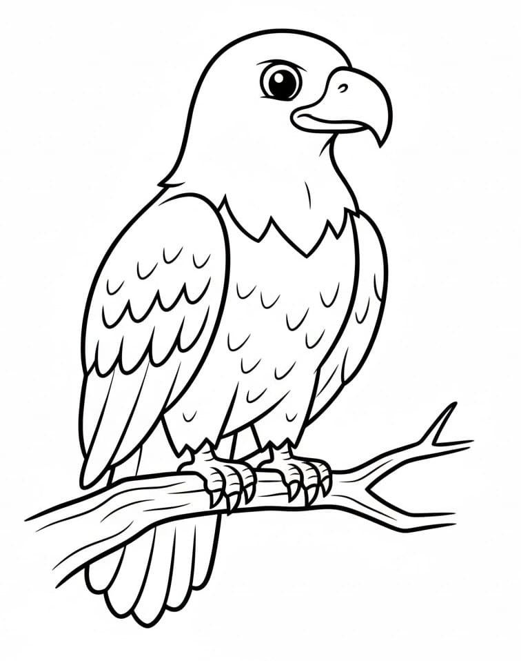 Aquila Normale da colorare