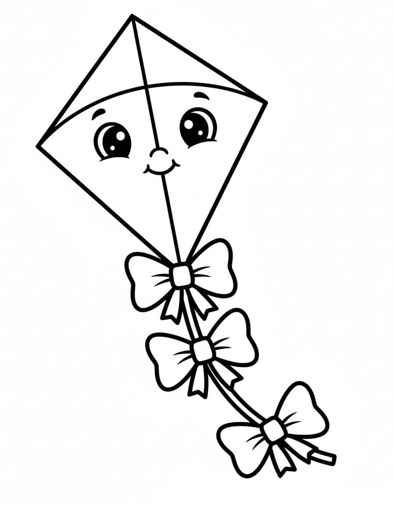Aquilone Semplice da colorare