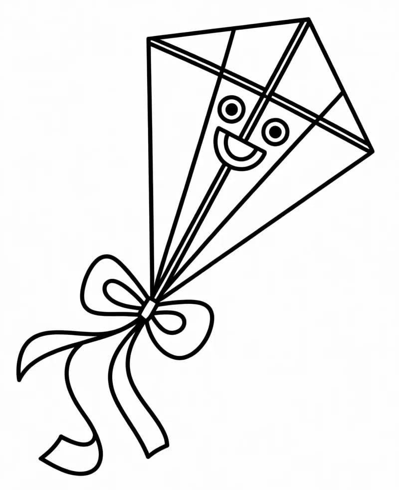 Aquilone da colorare