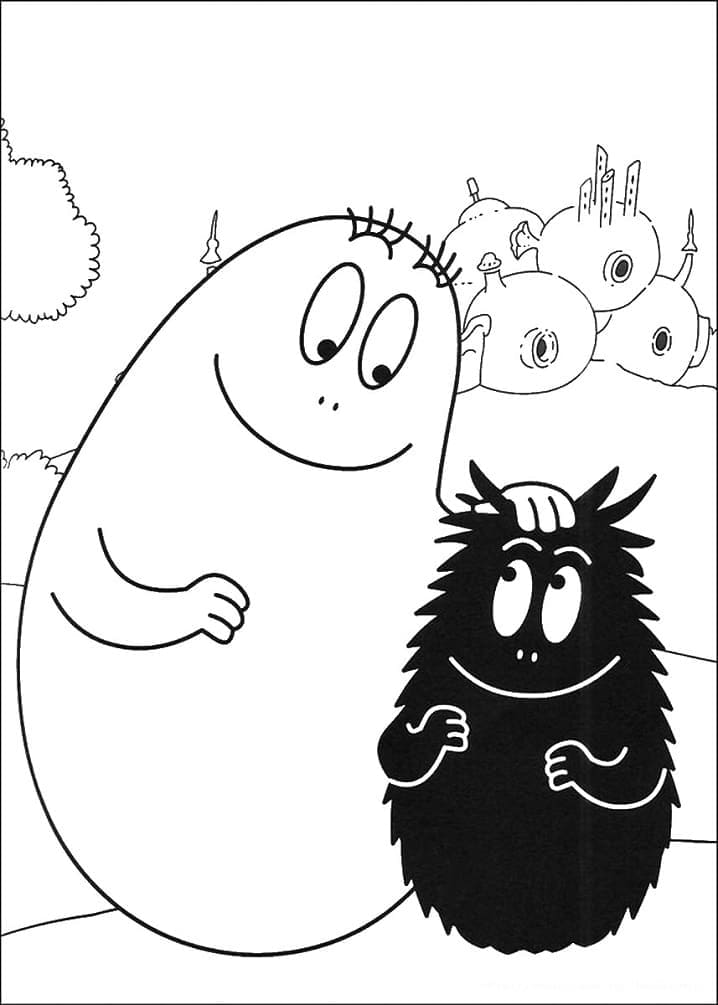 Barbapapà per Bimbi di 4 Anni da colorare