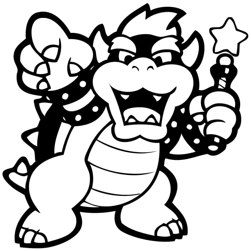 Bowser Stampabile da colorare