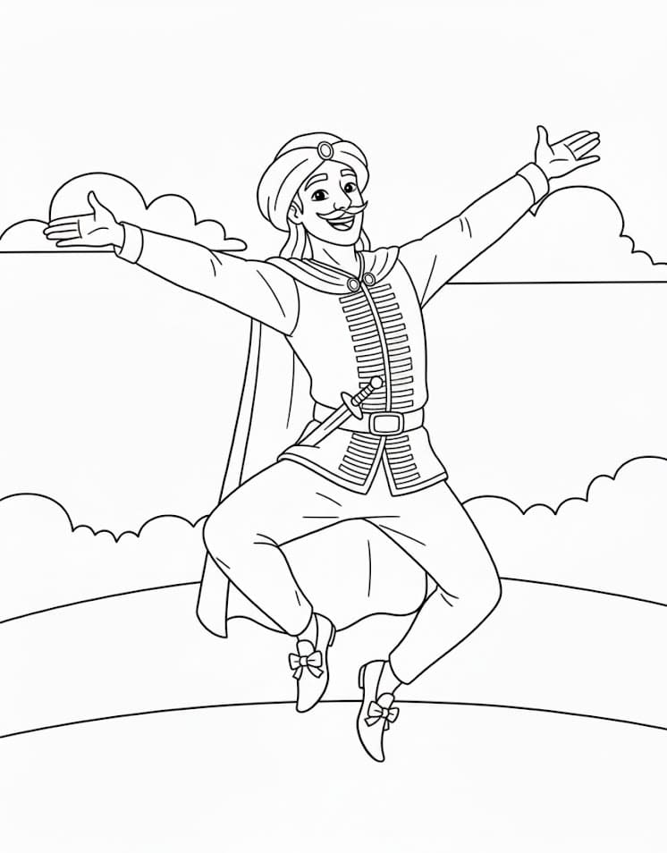 Brighella Cartone da colorare