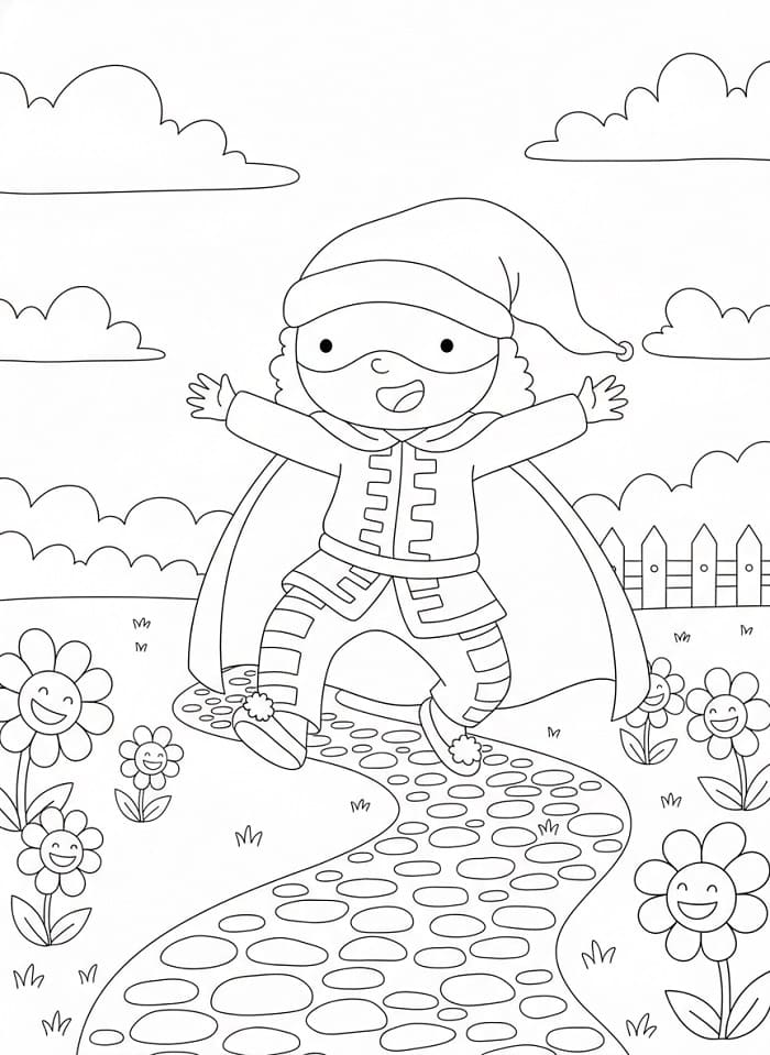 Brighella Regalo da colorare