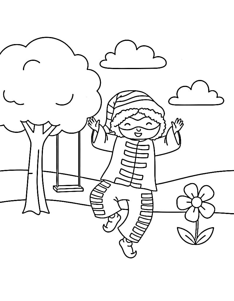 Brighella Stampabile Gratis da colorare