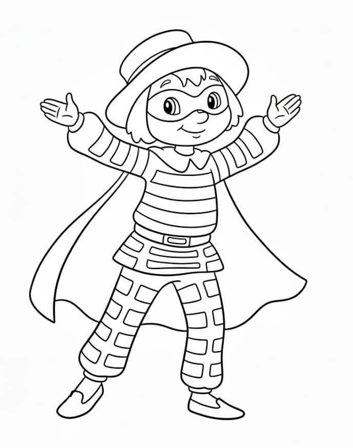 Brighella da colorare