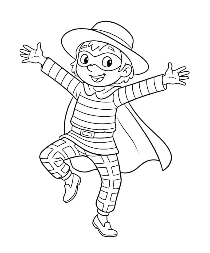 Brighella Straordinario da colorare