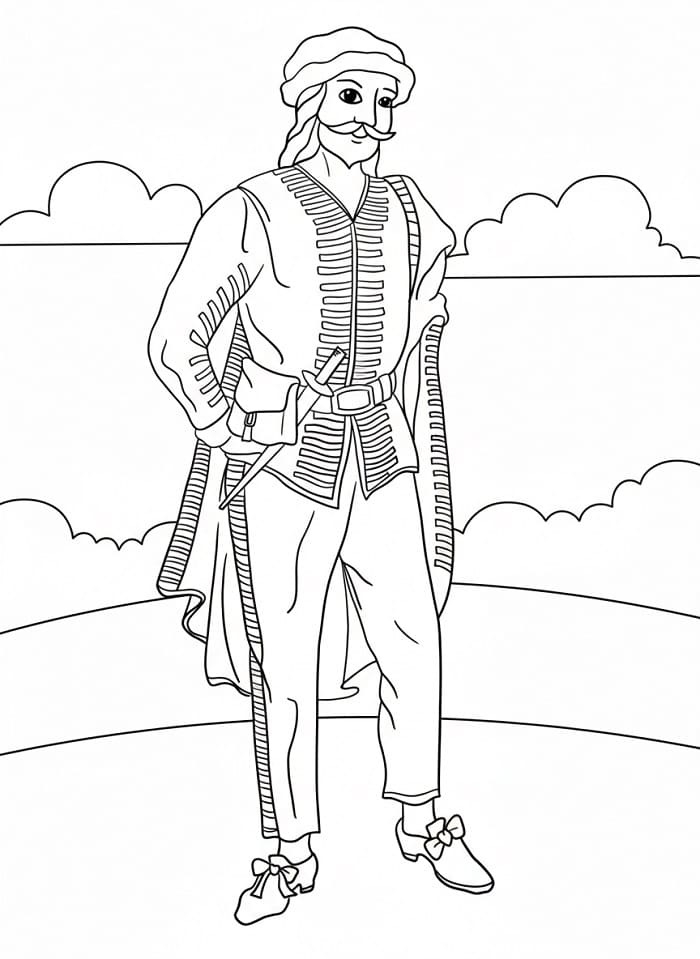 Brighella da Stampare da colorare