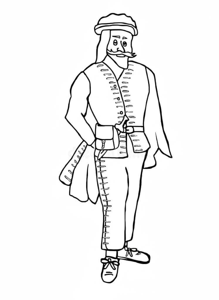 Brighella per Bimbi da colorare