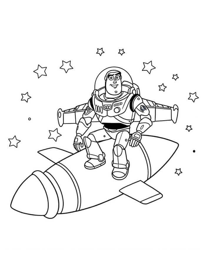 Buzz Lightyear Immagine Stampabile da colorare