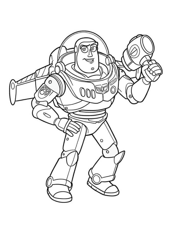 Buzz Lightyear Regalo da colorare