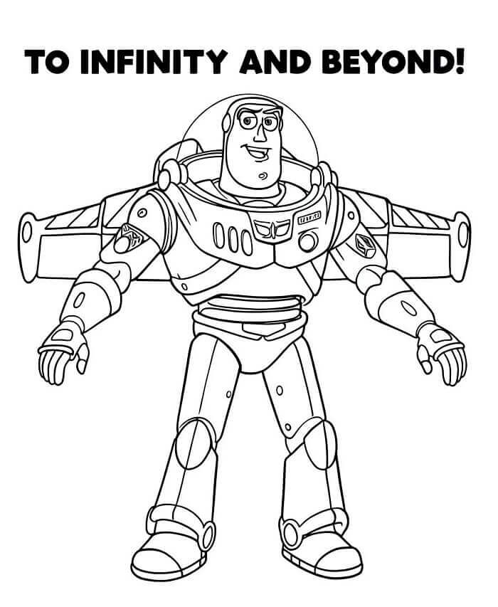 Buzz Lightyear Stampabile da colorare