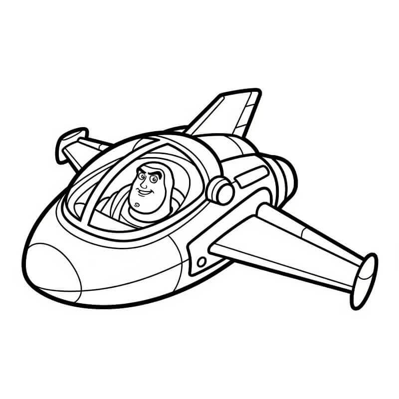 Buzz Lightyear di Disney da colorare