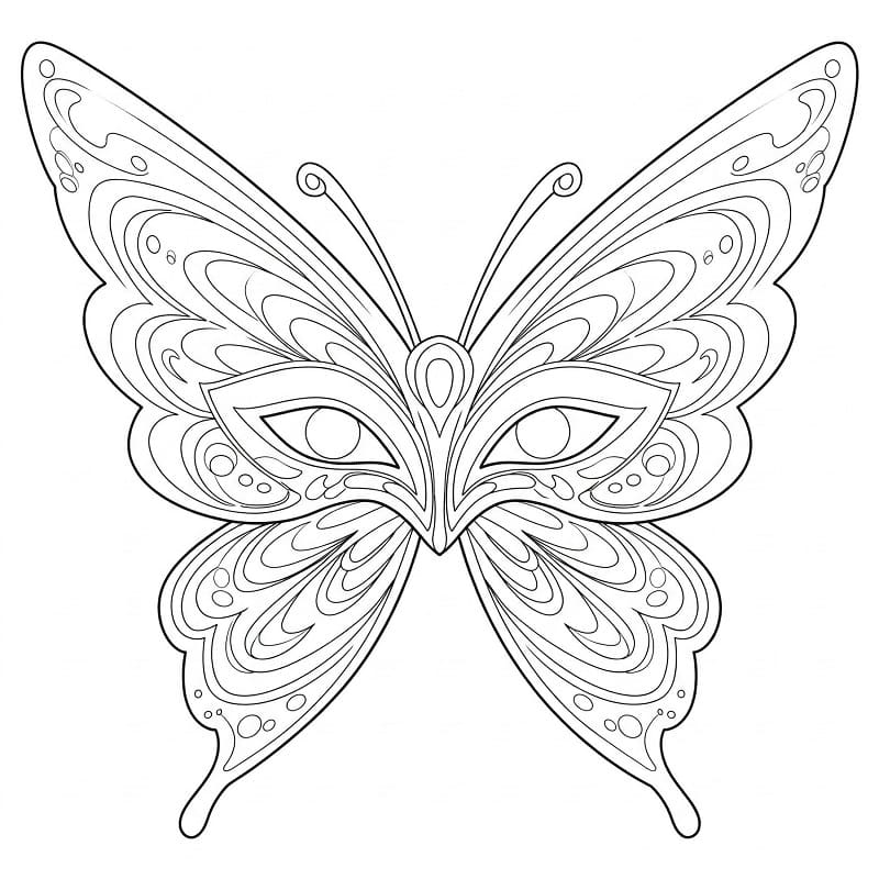 Carnevale Festivo da colorare