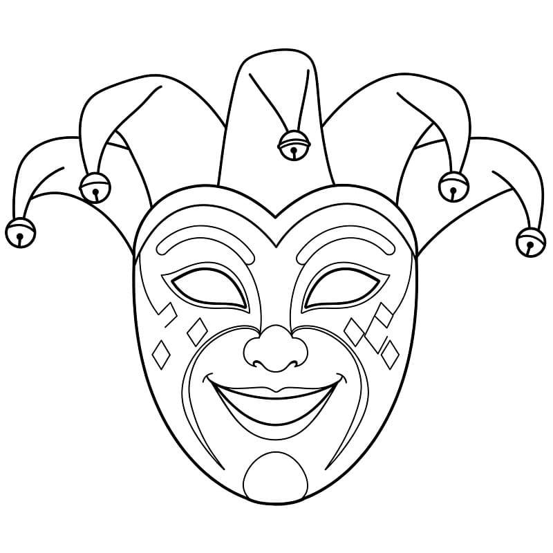 Carnevale Spettacolare da colorare