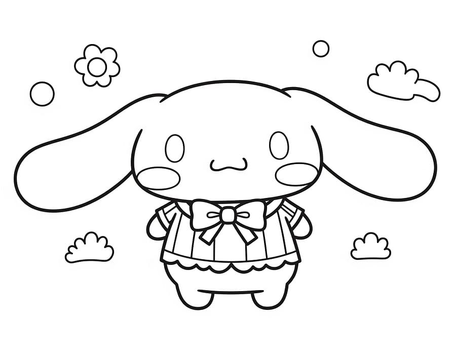 Cinnamoroll Adorabile da colorare