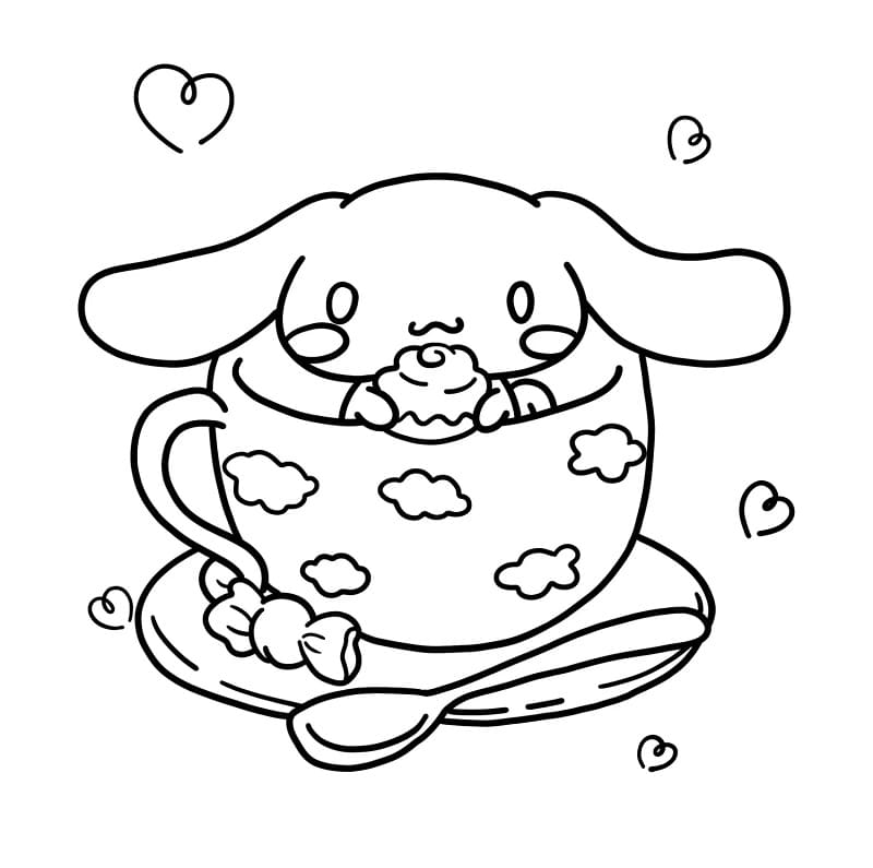 Cinnamoroll Animato da colorare