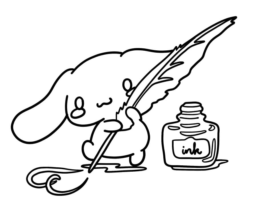 Cinnamoroll Buffo da colorare