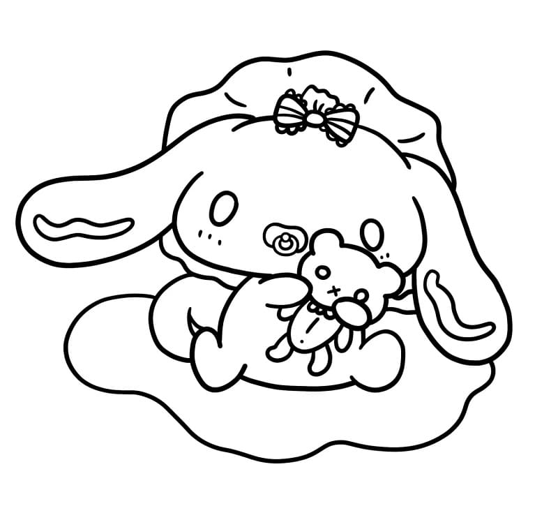 Cinnamoroll Facile da colorare