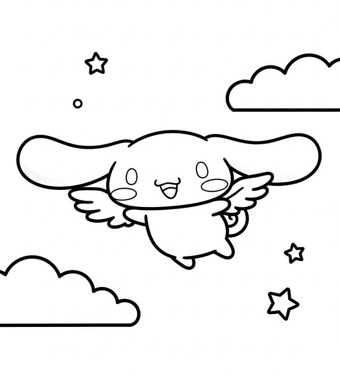 Cinnamoroll Semplice da colorare