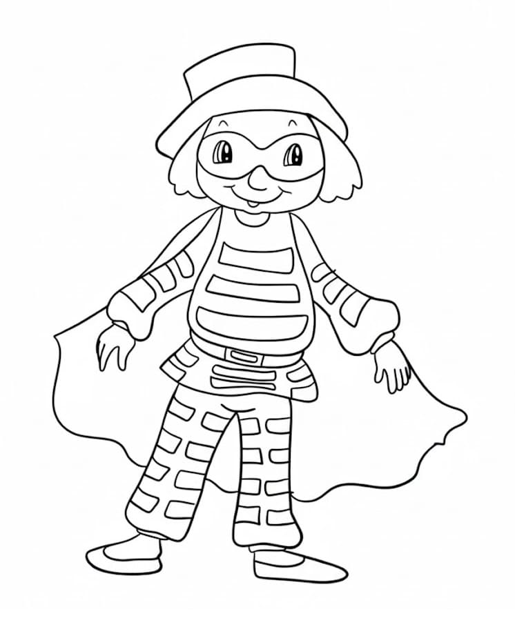 Gratis Brighella Stampabile da colorare