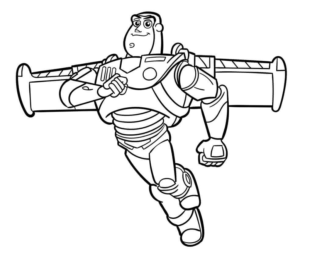 Gratis Buzz Lightyear Stampabile da colorare