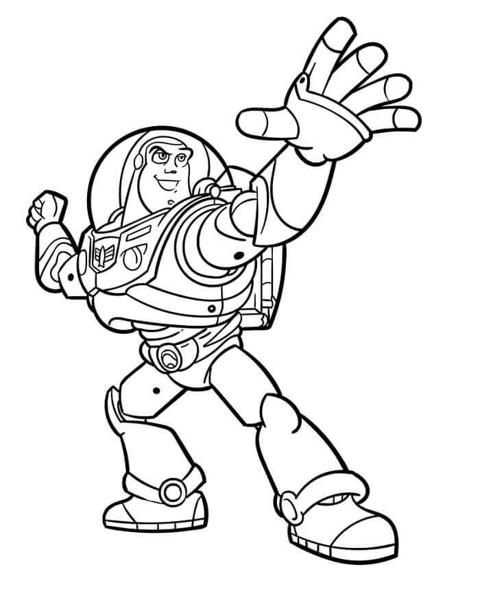 Gratis Buzz Lightyear da Stampare da colorare