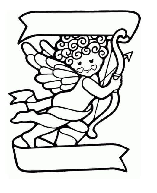 Gratis Cupido per Bimbi da colorare