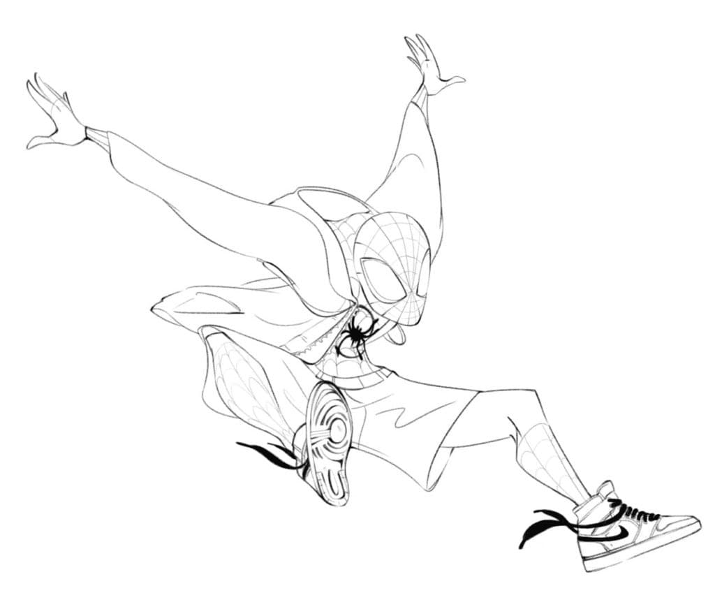 Gratis Immagine Miles Morales da colorare