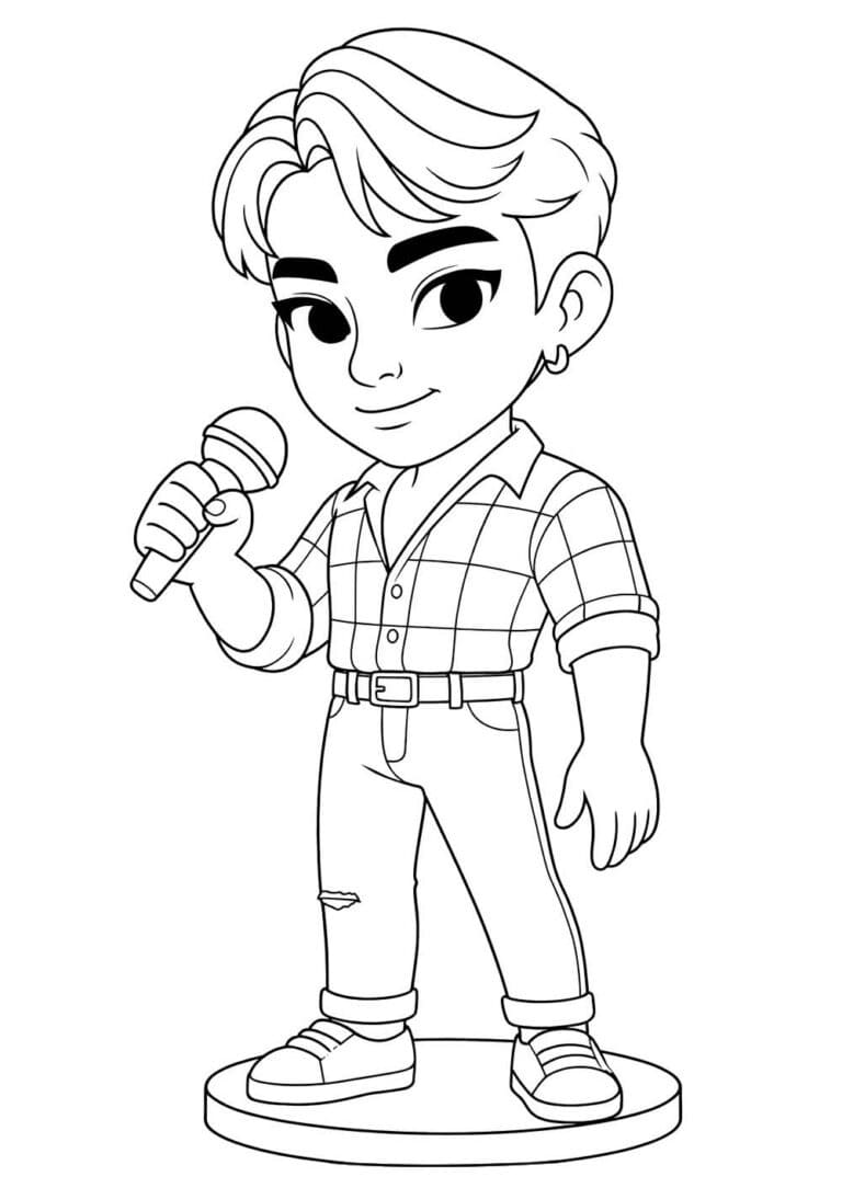 Gratis Immagine Saja Boys da colorare