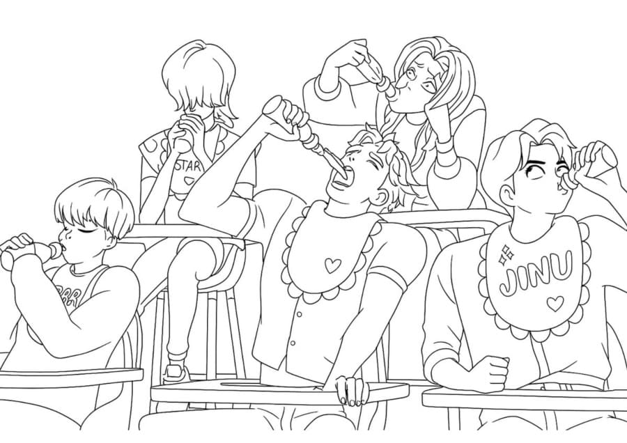 Gratis Saja Boys Stampabili da colorare