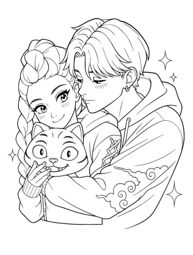 Gratis Saja Boys da Stampare da colorare