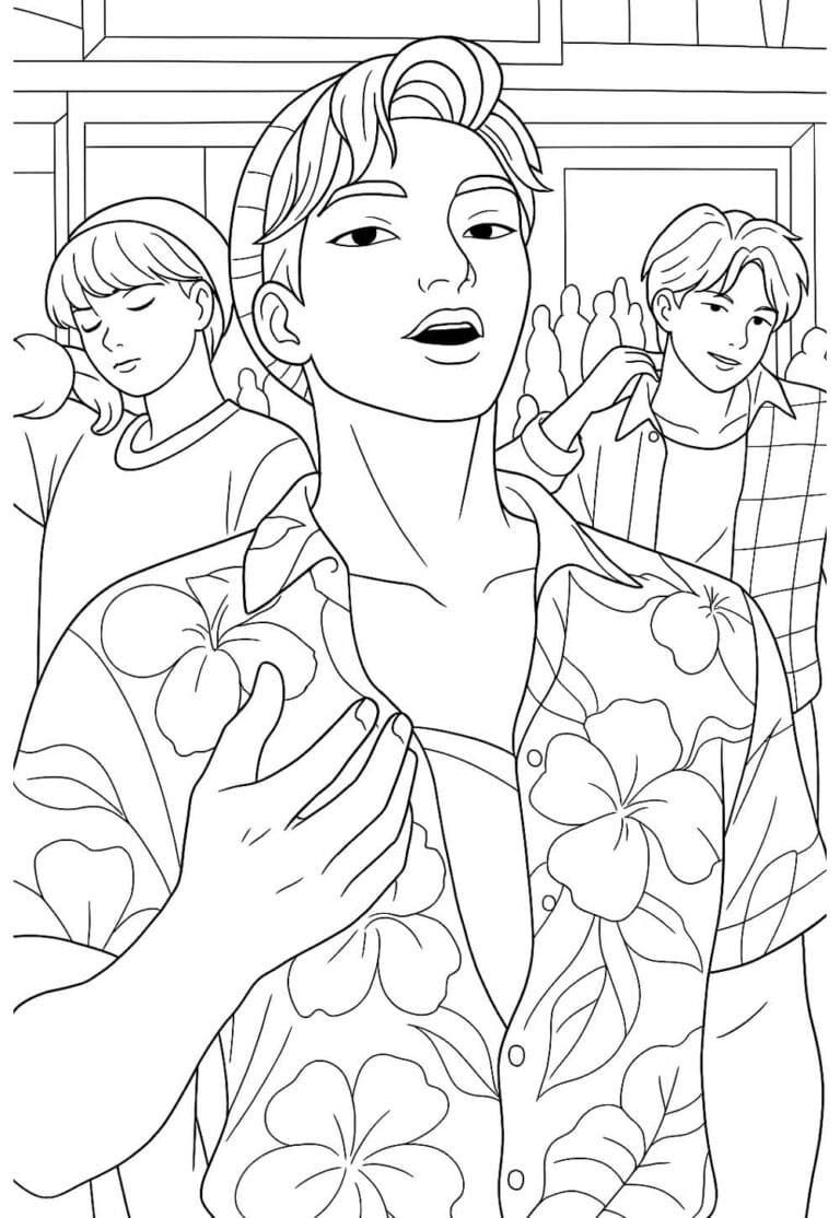 Gratis Saja Boys per Bimbi da colorare