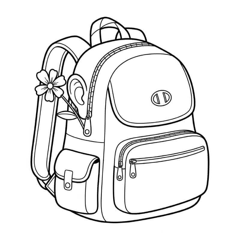 Gratis Zaino per Bimbi da colorare