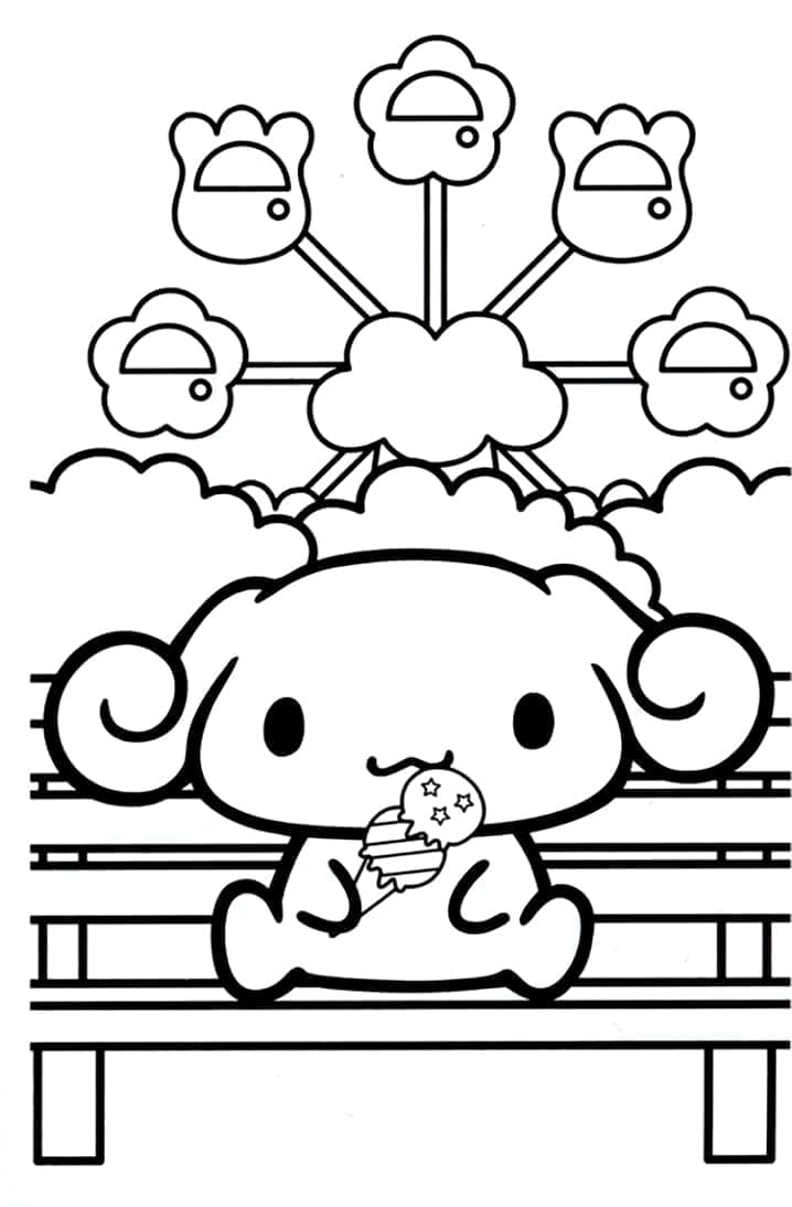 Immagine Cinnamoroll da colorare