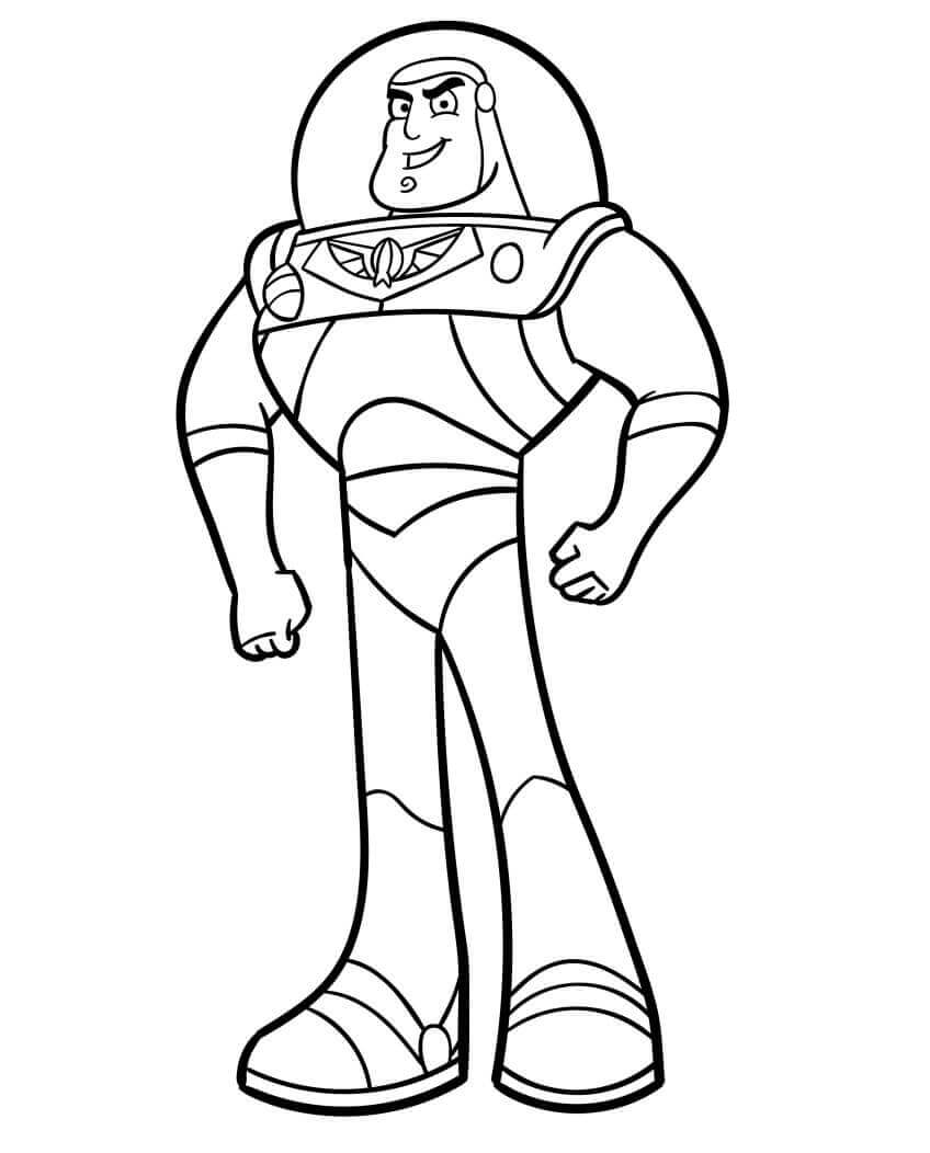 Immagine Stampabile Buzz Lightyear da colorare