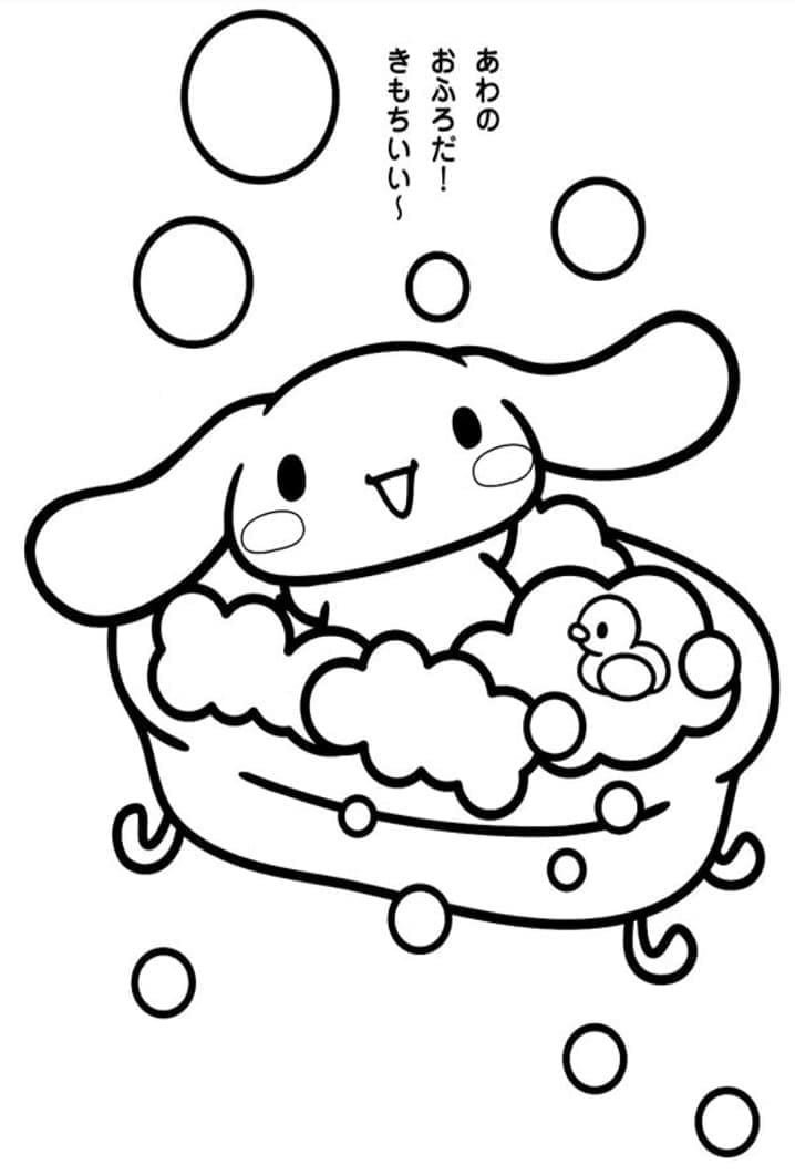 Immagine Stampabile Cinnamoroll da colorare