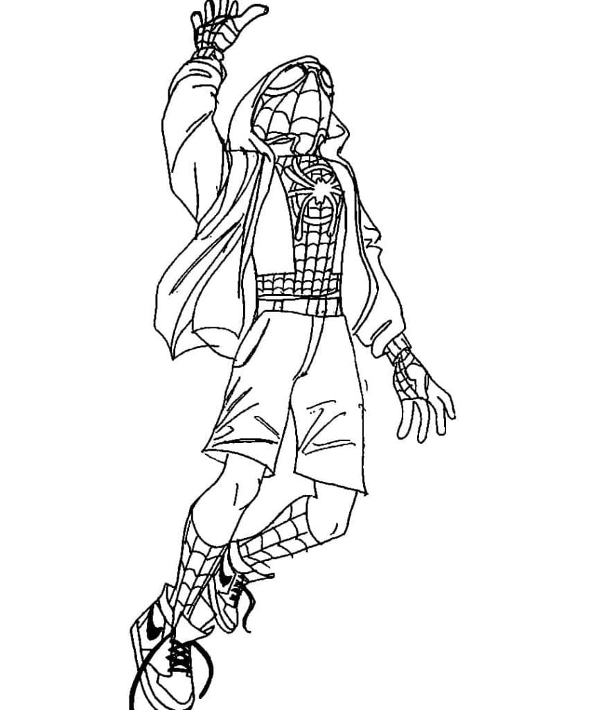 Miles Morales Stampabile per Bambini da colorare