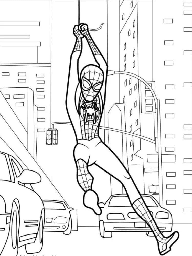 Miles Morales Straordinario da colorare