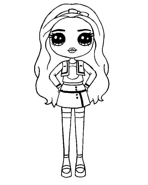 Rainbow High Bella da colorare