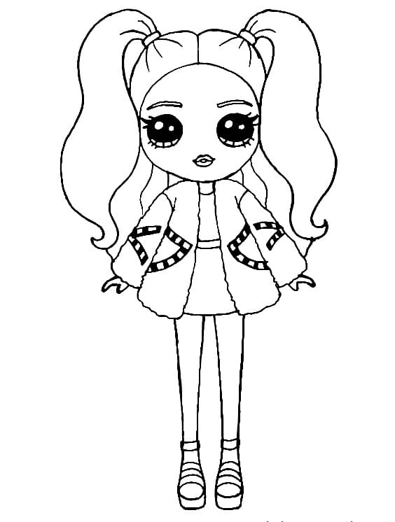 Rainbow High Stella da colorare