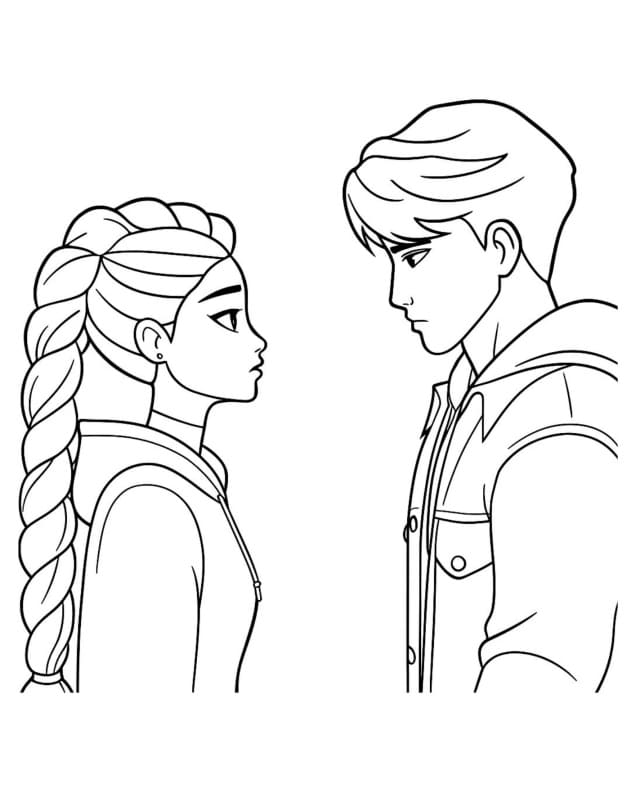 Saja Boys Gratis per Bambini da colorare