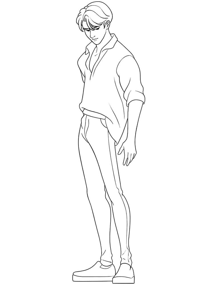 Saja Boys Regalo da colorare