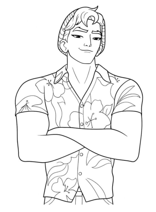 Saja Boys Stampabili per Piccoli da colorare