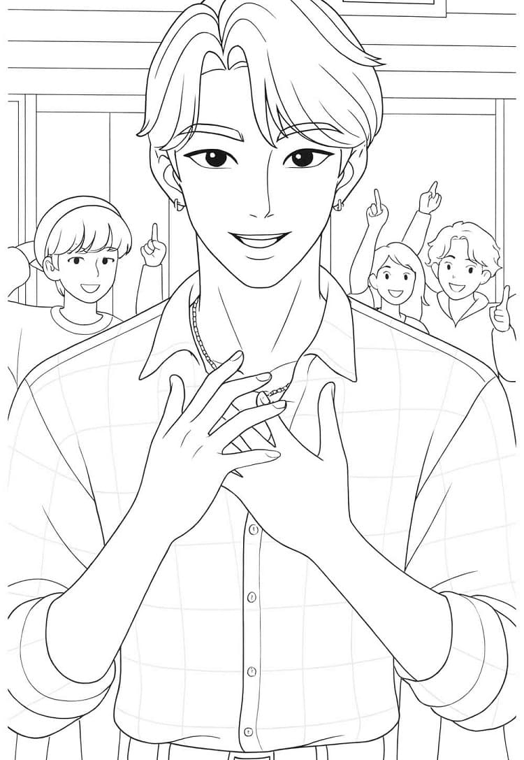 Saja Boys per Bimbi di 4 Anni da colorare