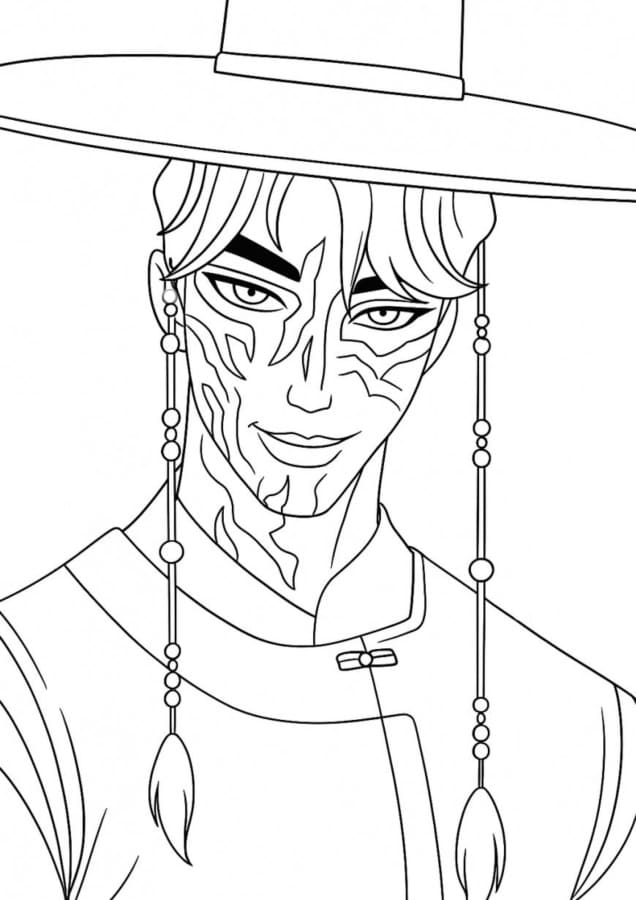 Saja Boys per Bimbi da colorare