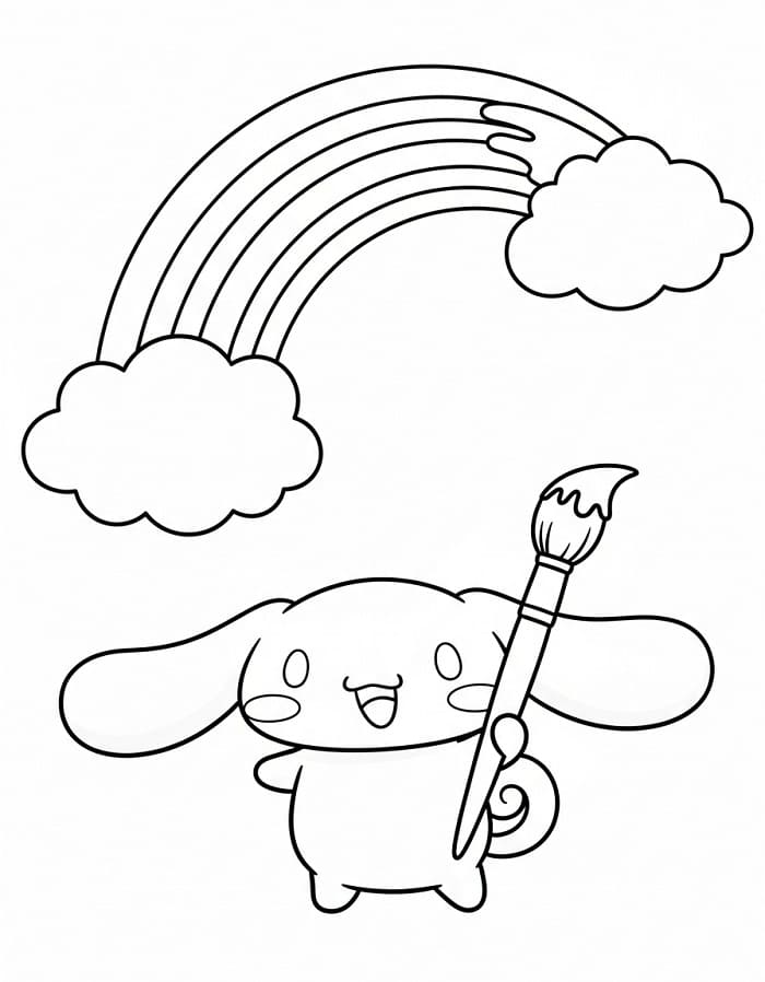 Sanrio Cinnamoroll da colorare